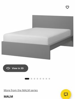 Grey Ikea Bedframe