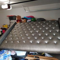 Queen Size Studded Bedframe 