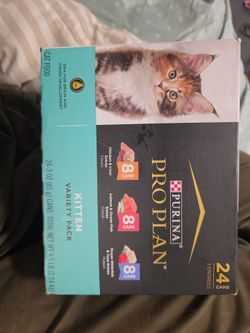Purina pro plan kitten wet food variety pack