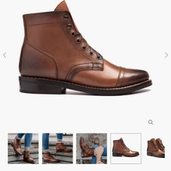 Thursday Boots “Captains” Handcrafted Leather size 10 Women’s 