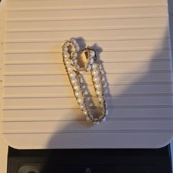 Pearl And 14k Gold Bracelet