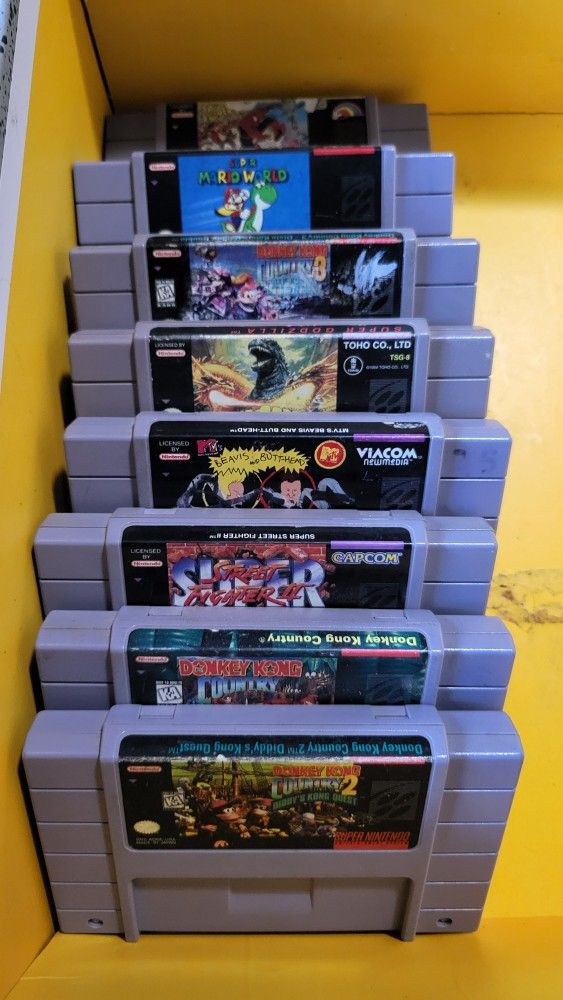 Super Nintendo Game Lot