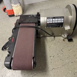 Bucktool Brand Direct Bench Drive Belt And Disc Sander