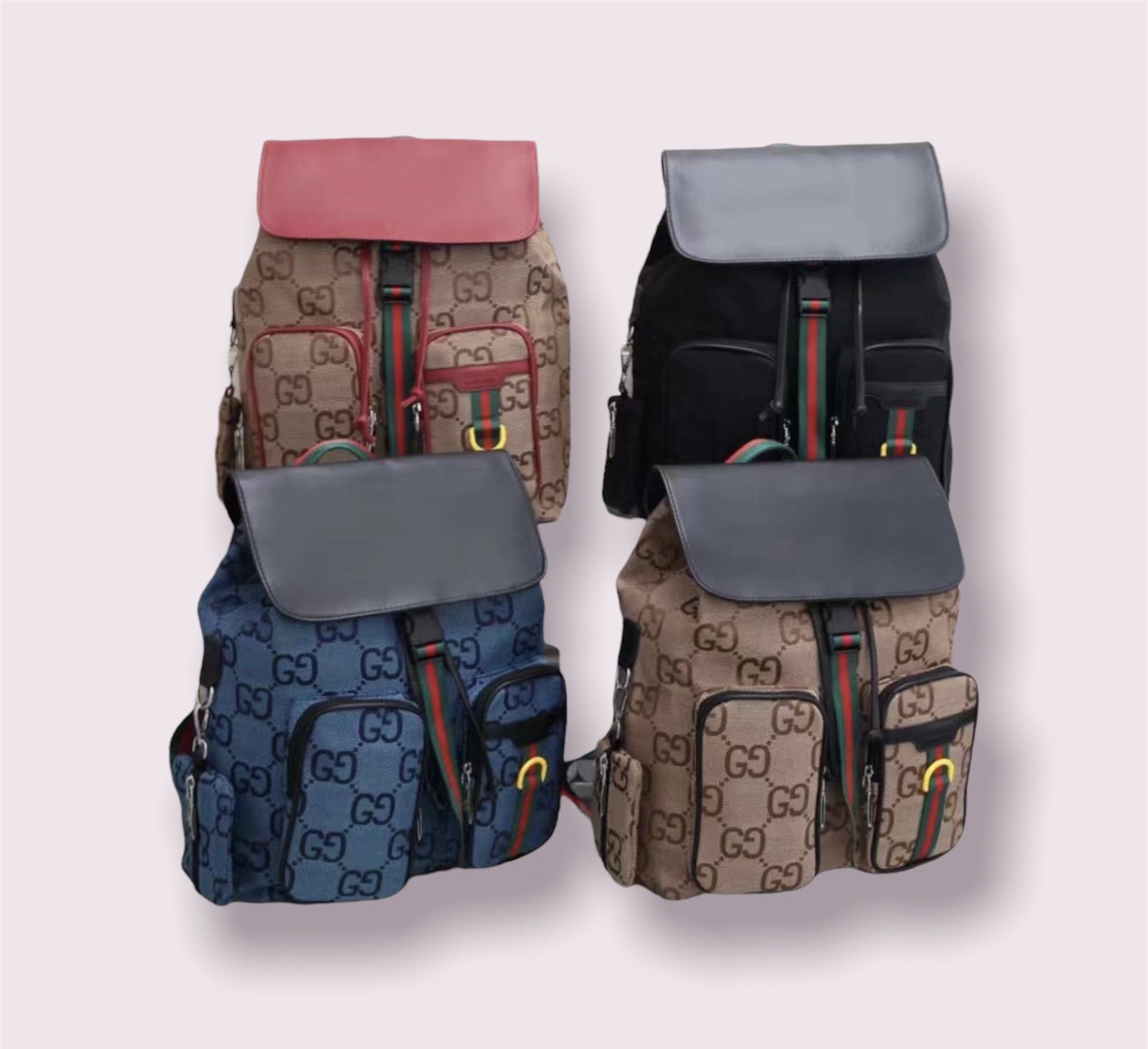 BIG LEATHER BACKPACK + COIN POUCH COMBO $120