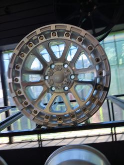 17x9 axd rims 6 lug 6x139 6x5.5 on new tires 265 70 17