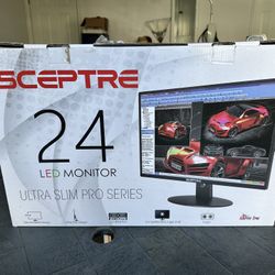 NEW Sceptre 24” Monitor—Unopened, Like Your Browser Tabs