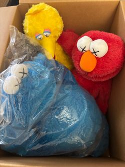 KAWS x Sesame Street Plush Set of 3