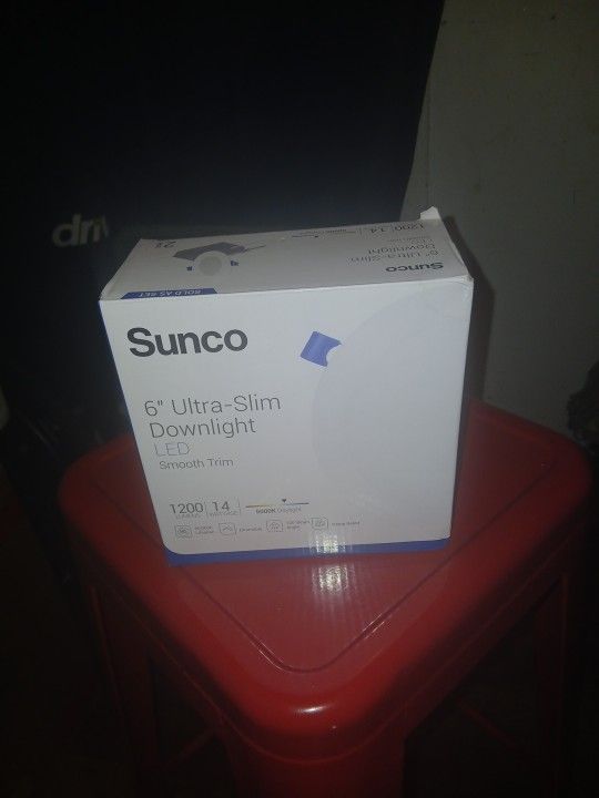 6" Ultra-Slim Downlight Led Smooth Trim