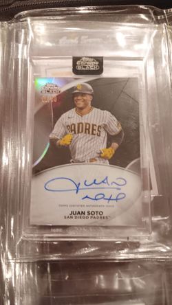 TOPPS CHROME BLACK 2024 JUAN SOTO AUTO
