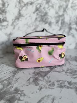 Avocado Square Makeup Bag