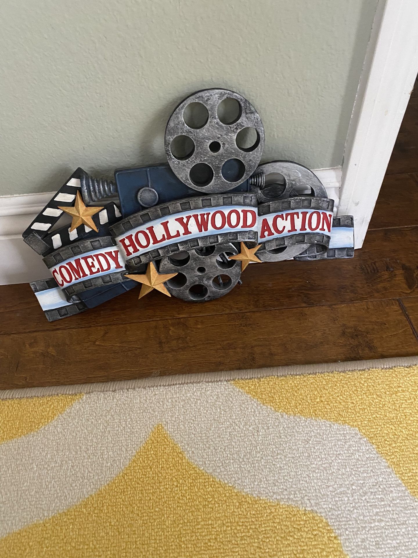 Resin Comedy-Hollywood-Action Film Movie 3D Graphic Cinema Sign