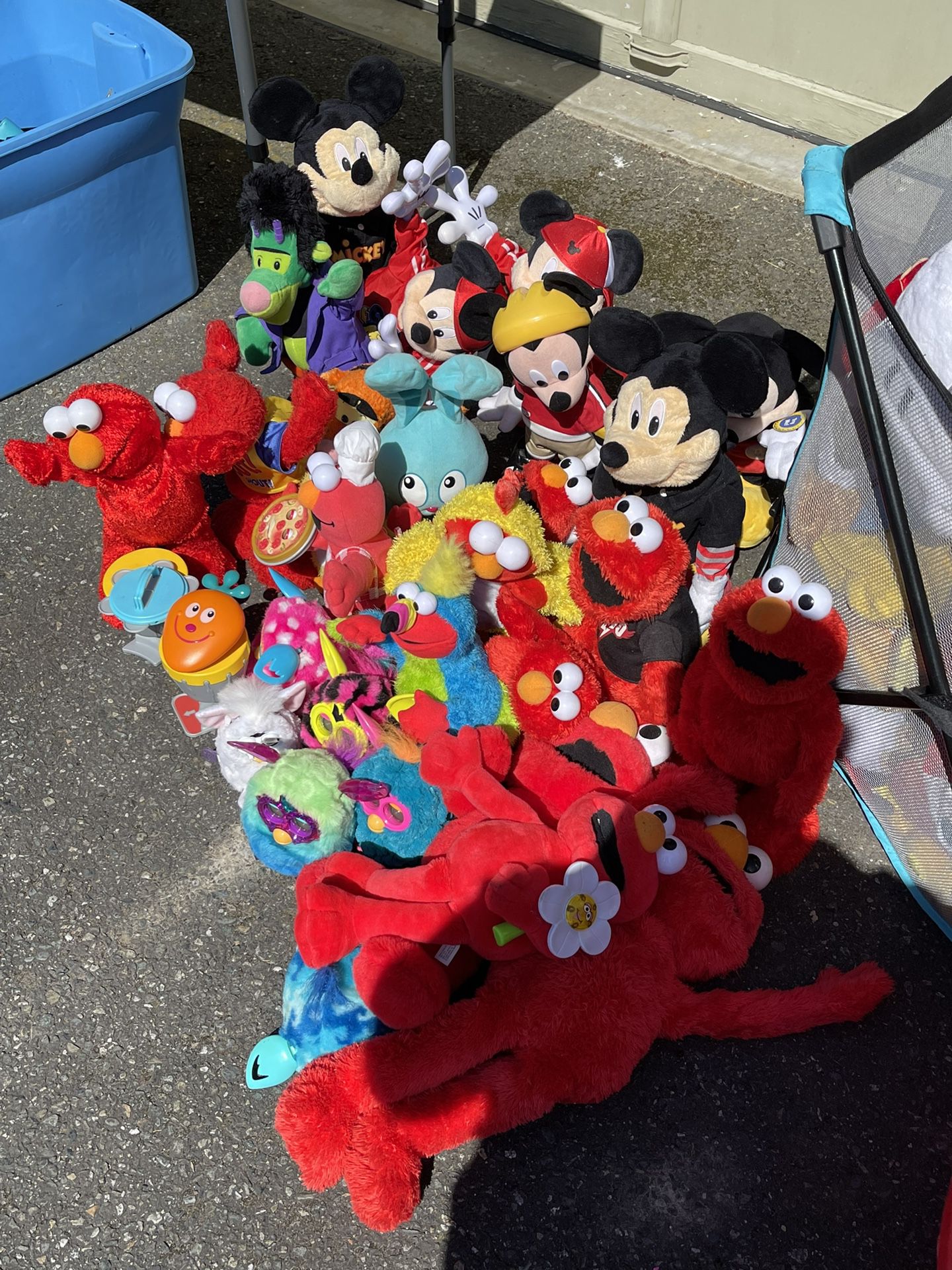 Mickey Mouse,Elmo,Tigger Furbies And More 