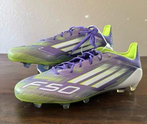 New Adidas F50 Elite Firm Ground Boots Purple Rush JH7615 Soccer Cleats Men Sz 12.5