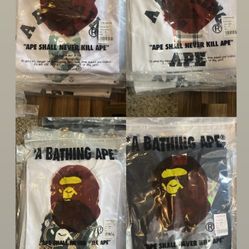 BAPE TEES 16 Different Styles 📲 Wholesale/individual