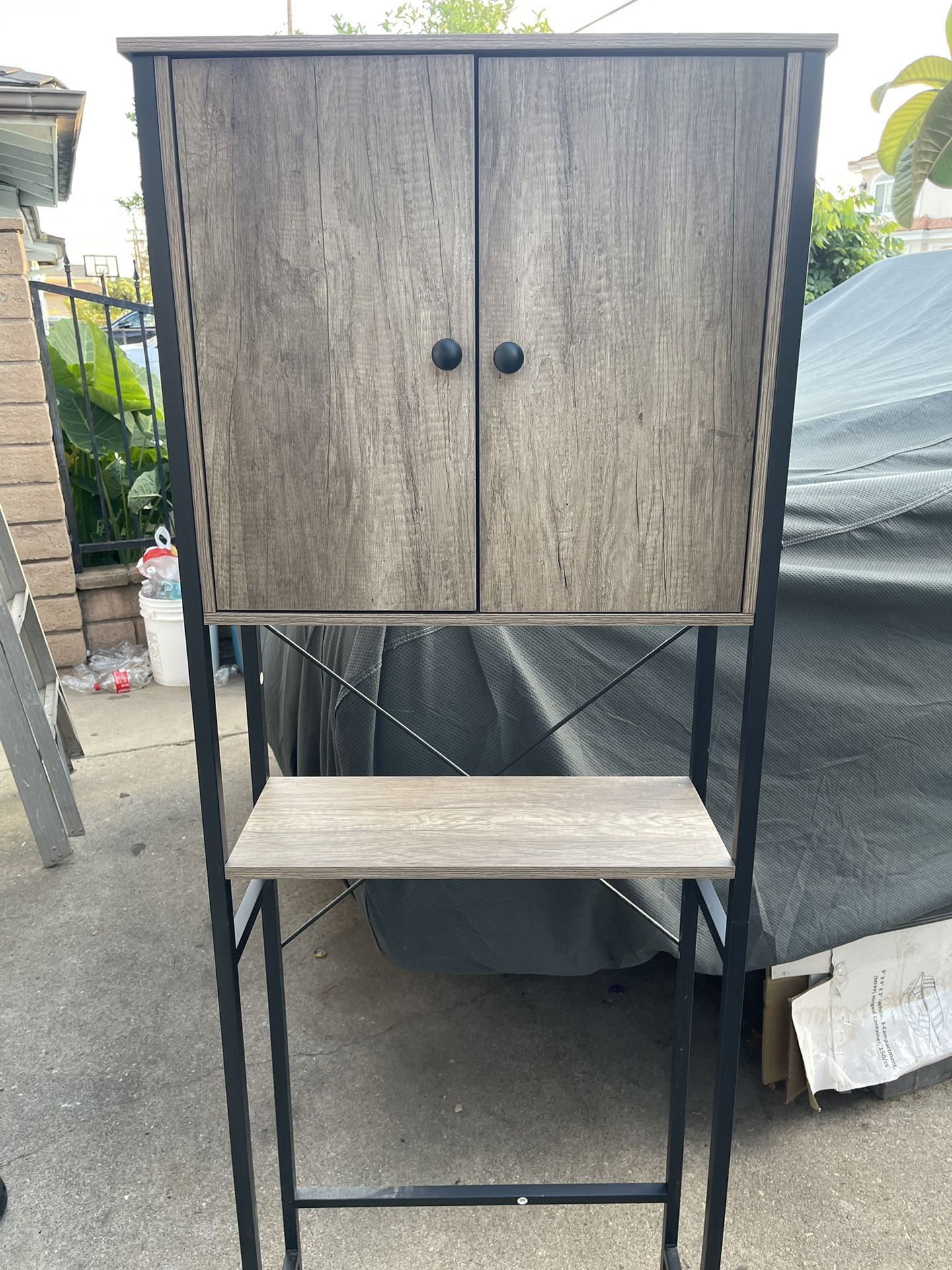 Toilet Storage Cabinet Bathroom Organizer 