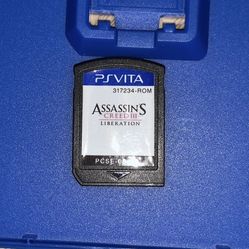 Assassins Creed III 3 Liberation Sony Playstation Vita PS Vita Cartridge Only
