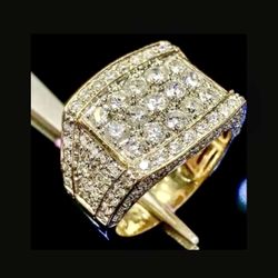 ❤️ Iced Out Bling CZ Ring Sizes 6/7/8/9/10/11/13 *See My Other Items*