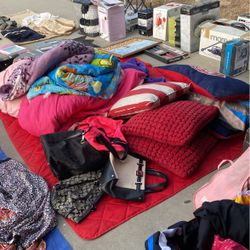 House. Clothes. Purses.