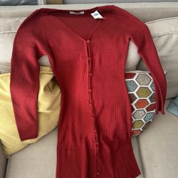 Abercrombie And Fitch Red Dress