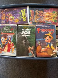 VHS tapes WALT DISNEY originals