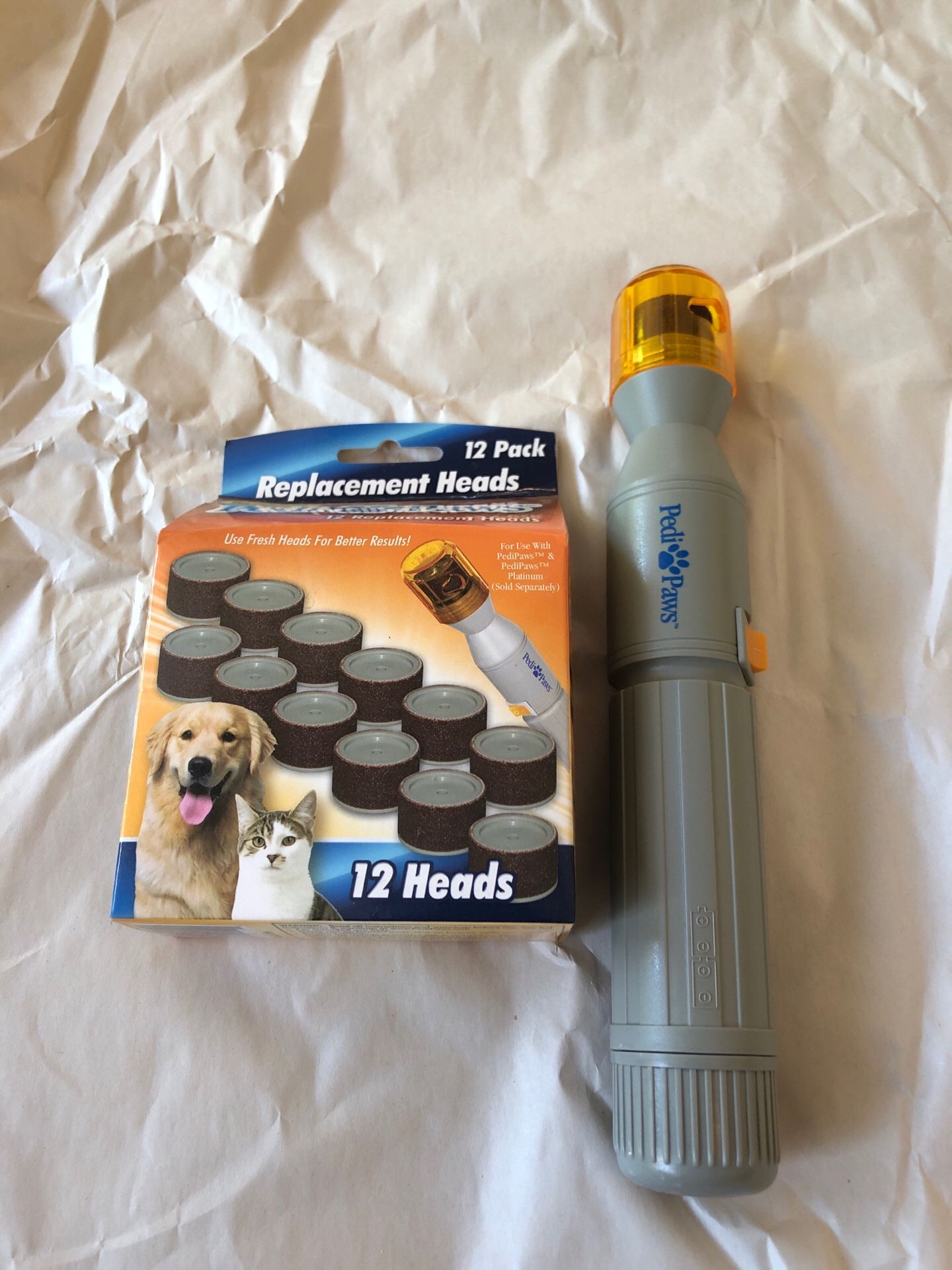 Pedi paws and replacement heads