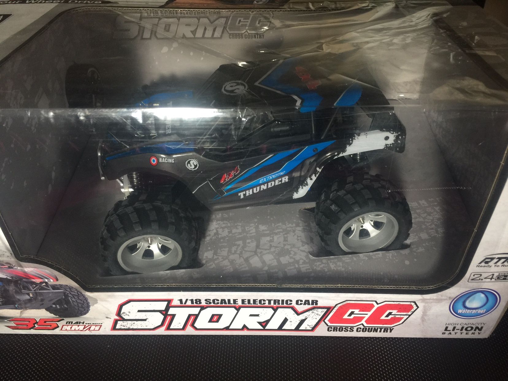 Storm Cc, 1/18 Scale! Fast (remote Control) Well Built!
