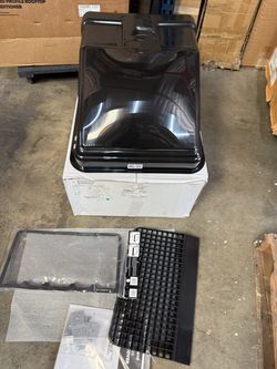 Dometic FanTastic Ultra Breeze Trailer Roof Vent Cover - 19.5" x 19.5" x 10.5"- Black