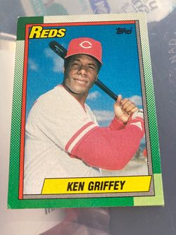 1990 Topps Ken Griffey Sr. #581 pink dot printing error - Cincinnati reds (UNGRADED)