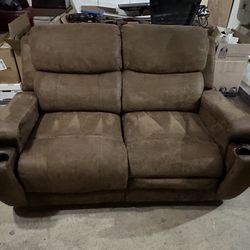 Recliner Couch Loveseat