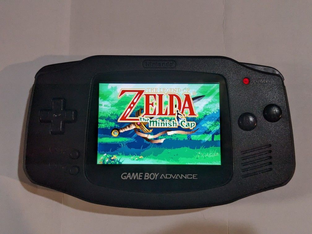 Modded GBA Original w/ backlit screen, brightness control, & audio amplifier