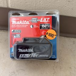 MAKITA 18V LXT LITHIUM-ION 5.0AH BATTERY 