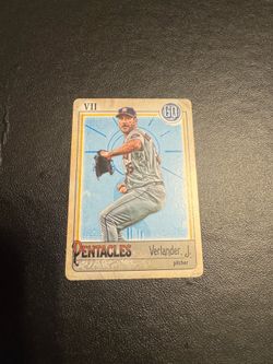 Justin Verlander Tarot of the Diamond Baseball Card