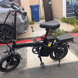 48v Ebike Black! Cruiser Foldable