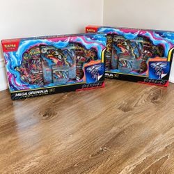 🔥 2 POKÉMON MEGA GRENINJA ex PREMIUM COLLECTION — BRAND NEW SEALED 🔥  