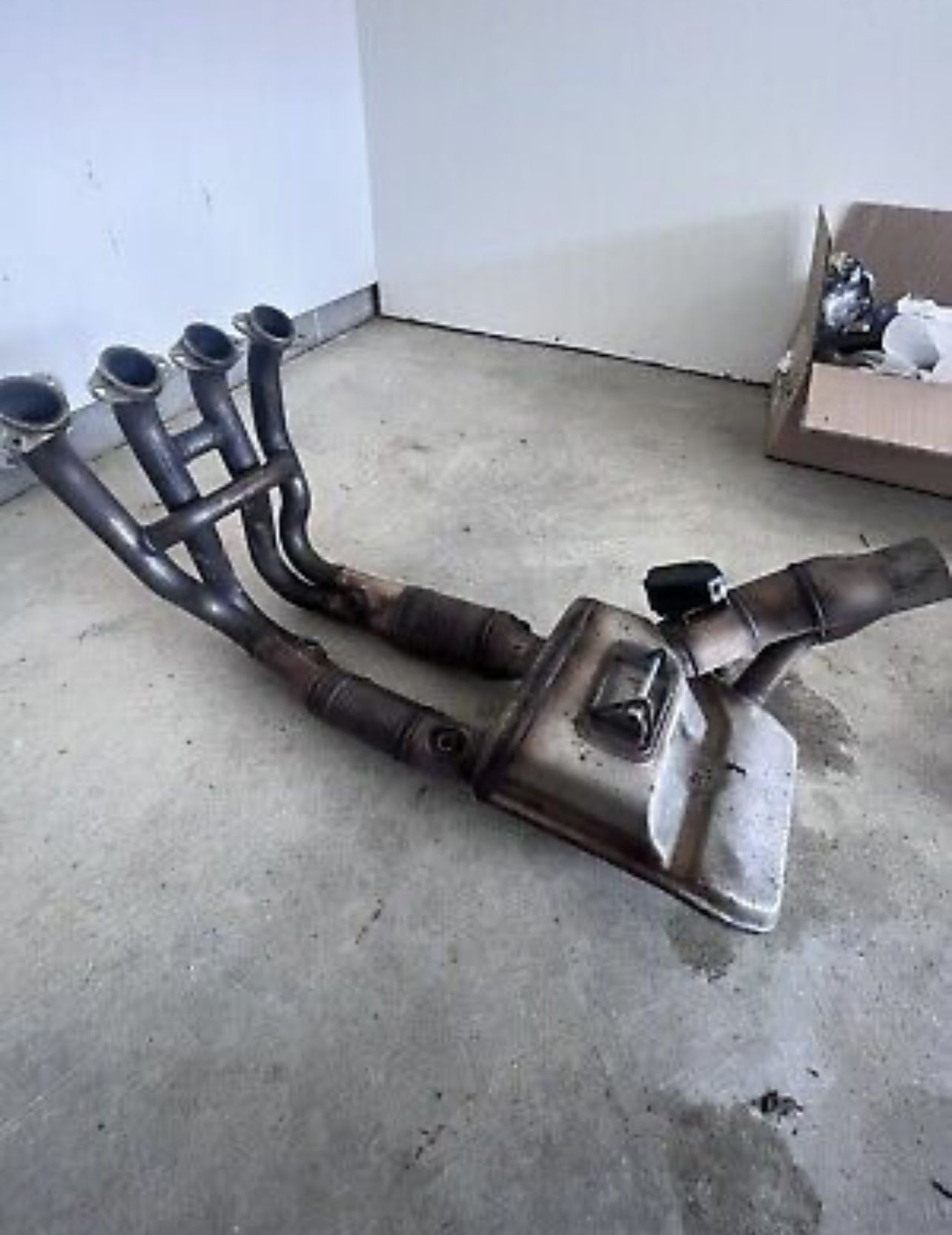 2020+ S1000RR GENUINE BMW HEADERS WITH CATALYTIC CONVERTER