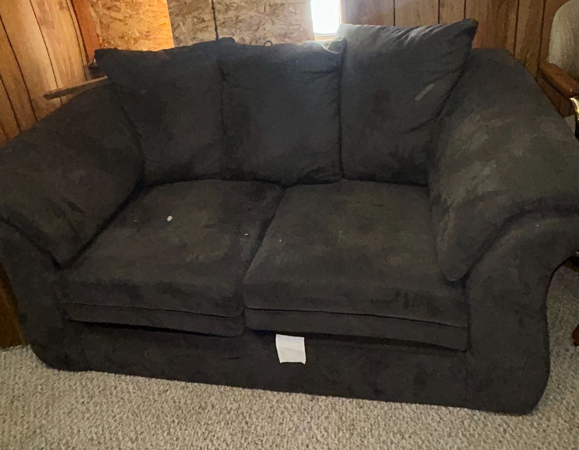 Dark Grey Loveseat