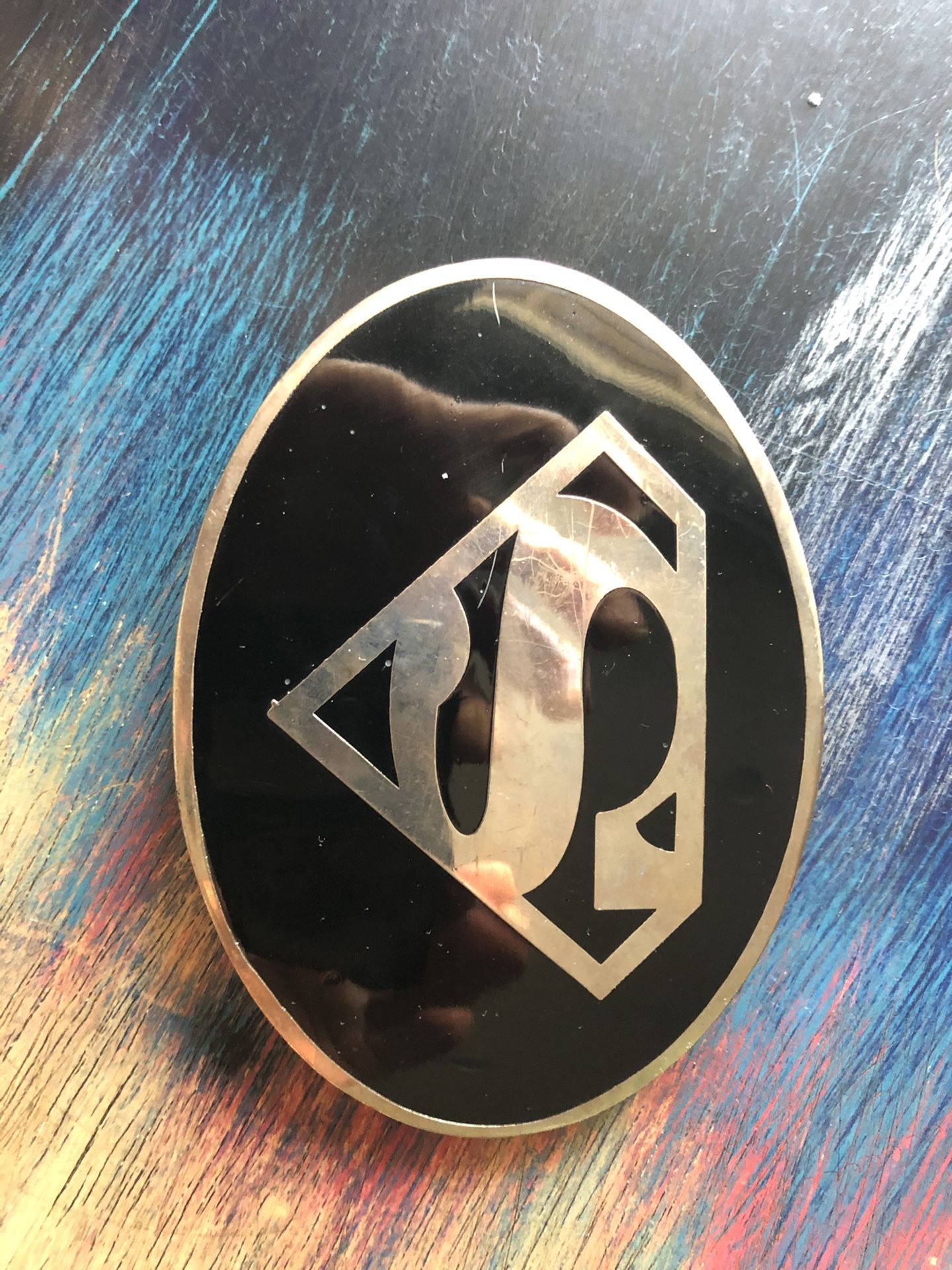 Belt buckle Superman