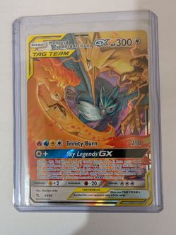Moltres Zapdos Articuno GX 44/68 Tag Team Hidden Fates Near Mint pokemon card