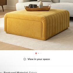 Yellow Ottoman