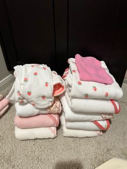 Baby girl towels