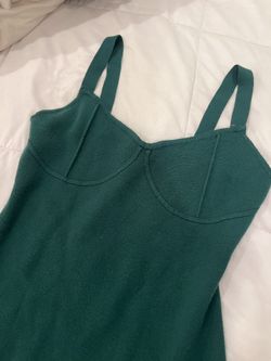 Green Abercrombie Dress W/ Slit 