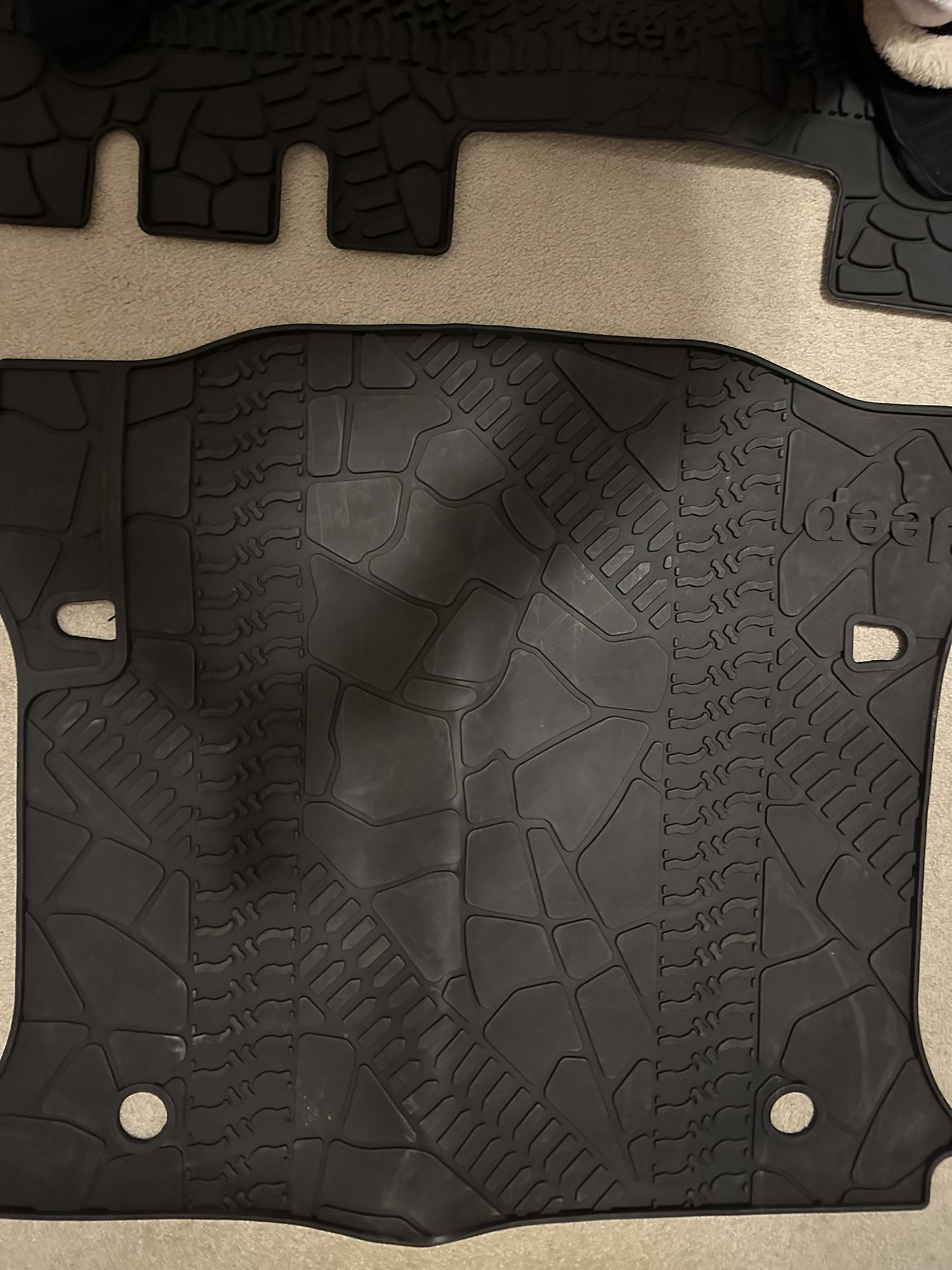 Jeep Wrangler All Weather Floor Mats 