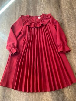 Girls red SHEIN dress size 5t #20