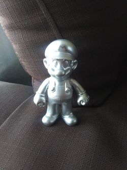 Silver Mario Figure