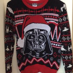 Star Wars Darth Vader Christmas Sweater Size M
