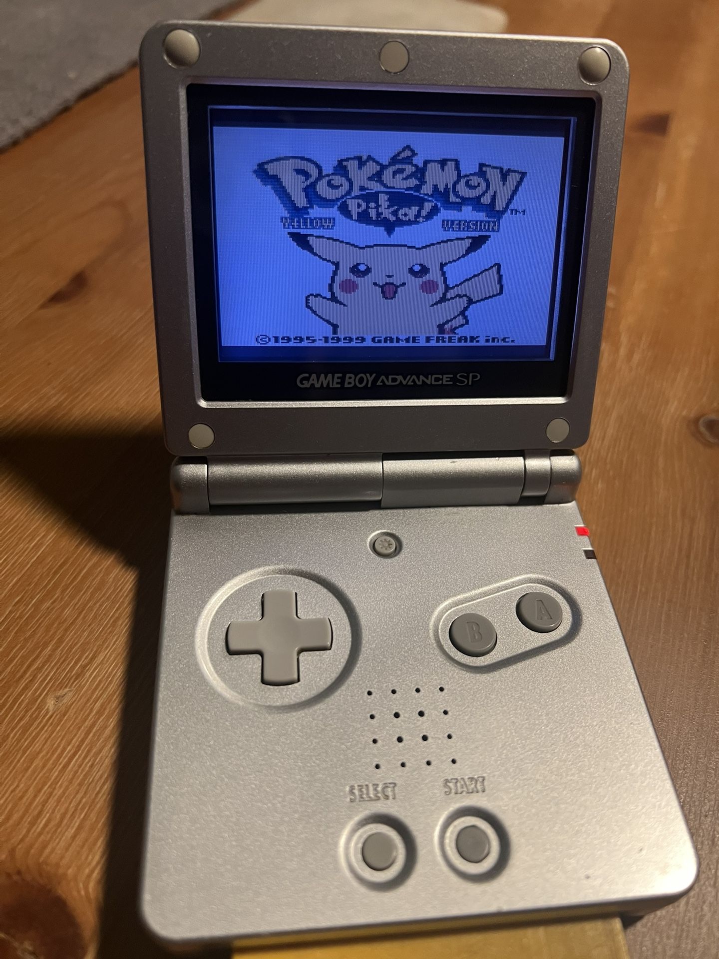 Gameboy Silver Nintendo Gameboy Advance SP AGS-001 Silver W/Charger *Tested Working ...