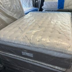 Mattress Queen Size Brand New Pillow Top 