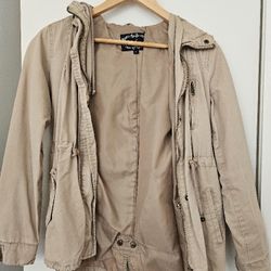 S Canvas Beige Camel Jacket