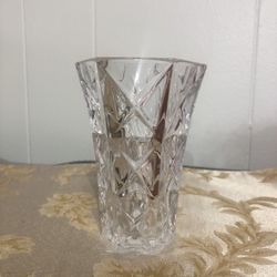 Gorgeous Vintage Small Crystal Cut Vase