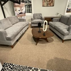 New sofa loveseat and chair by Serta